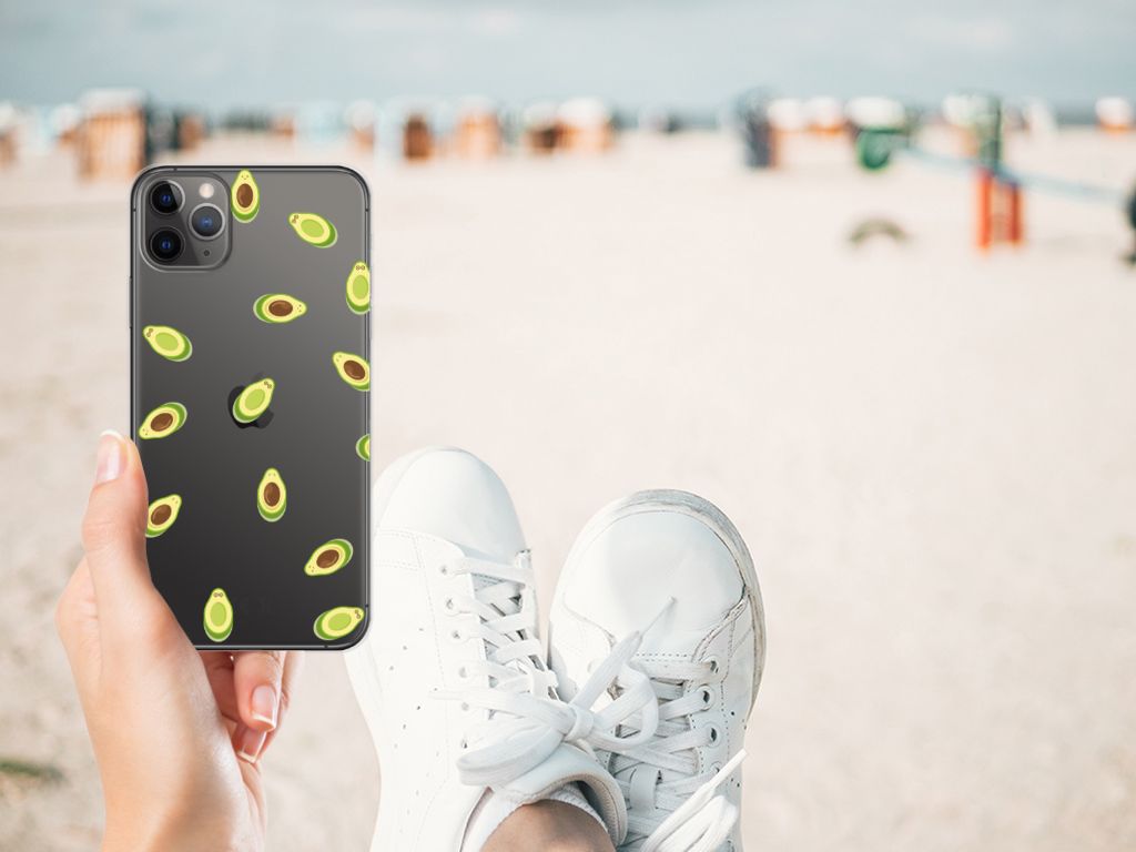 Apple iPhone 11 Pro Max Siliconen Case Avocado