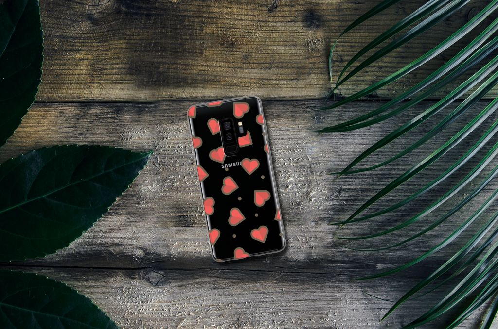 Samsung Galaxy S9 Plus TPU bumper Hearts