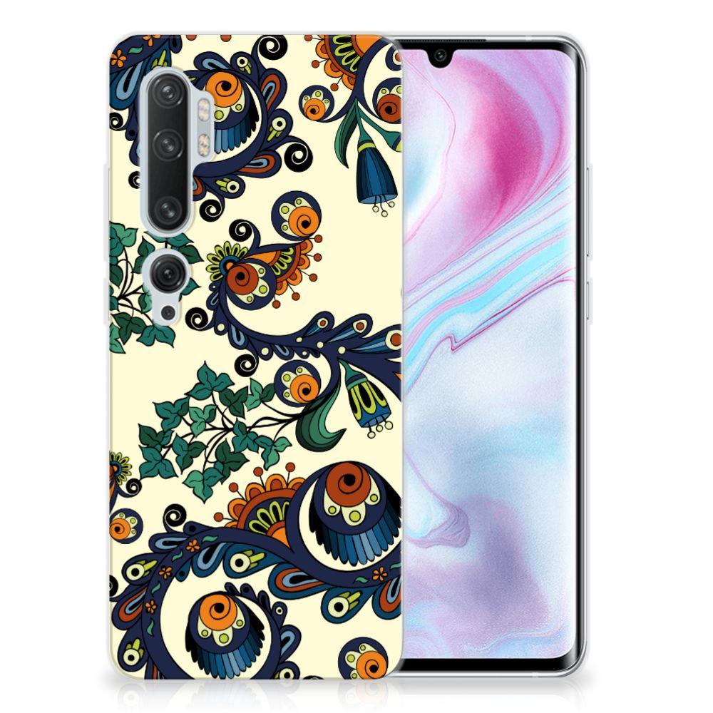 Siliconen Hoesje Xiaomi Mi Note 10 Pro Barok Flower B2C Telecom