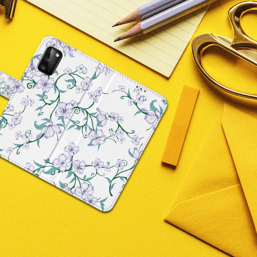 Samsung Galaxy A41 Uniek Hoesje Blossom White