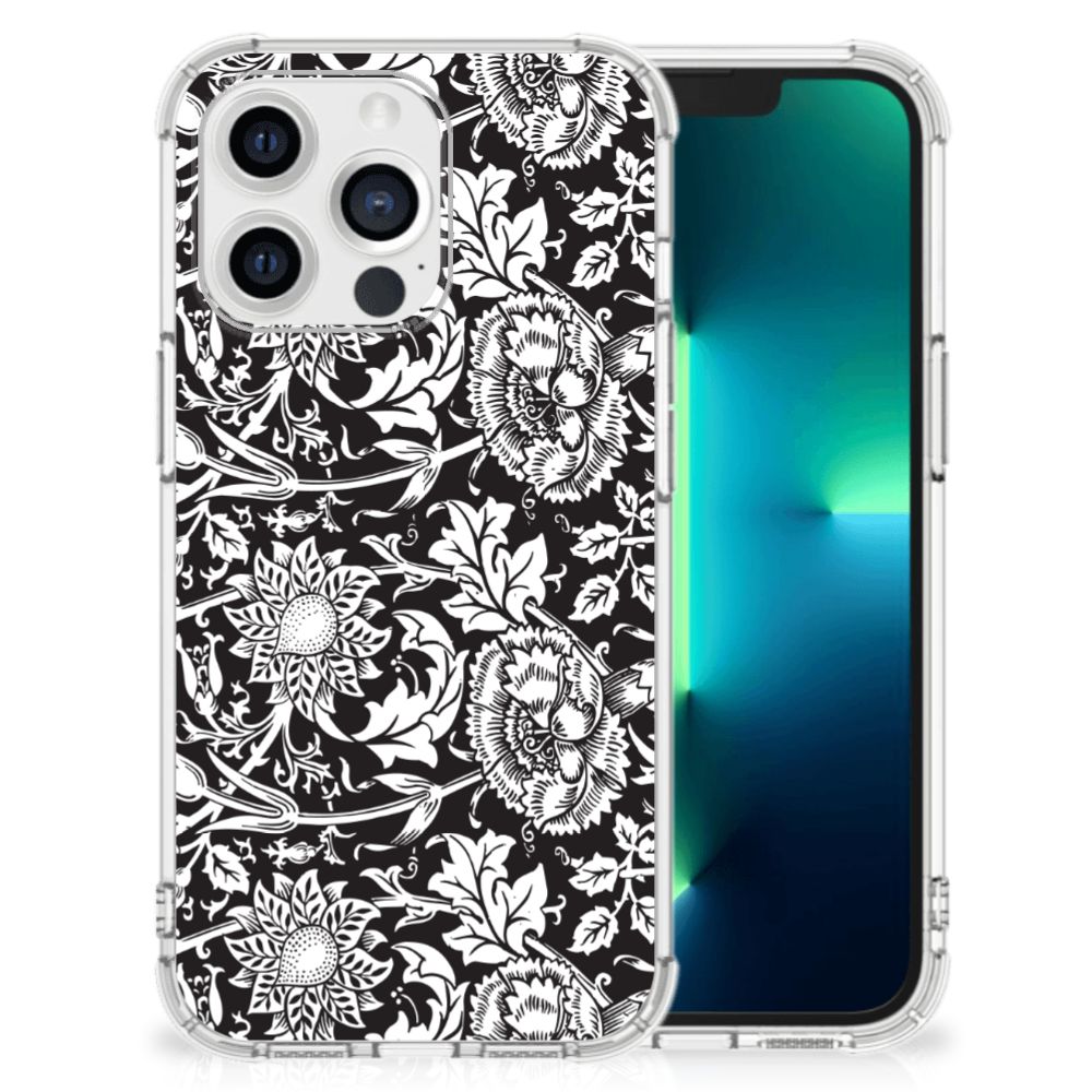 Apple iPhone 13 Pro Case Black Flowers B2C Telecom