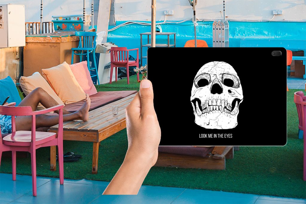 Tablet BackCover Lenovo Tab E10 Skull Eyes