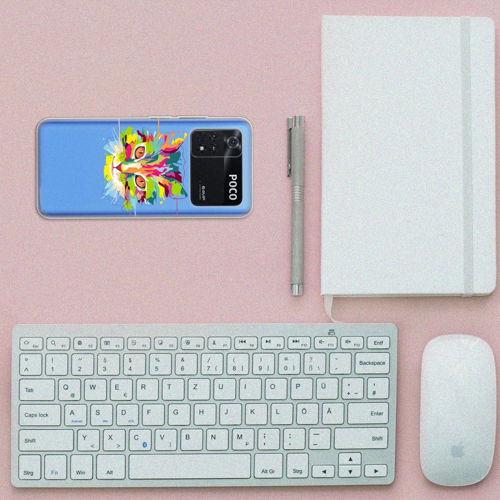 Xiaomi Poco M4 Pro 4G Telefoonhoesje met Naam Cat Color B2C Telecom