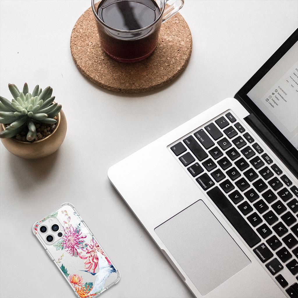 Apple iPhone 13 Pro Case Anti-shock Bird Flowers B2C Telecom