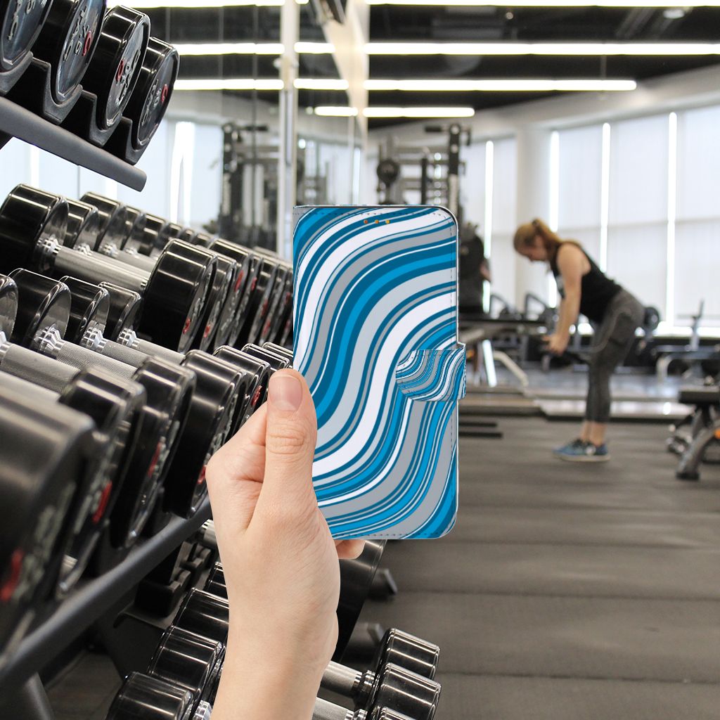 Poco F3 | Xiaomi Mi 11i Telefoon Hoesje Waves Blue