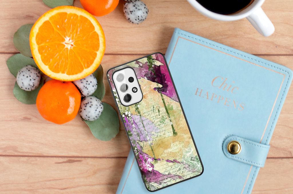 Kleurrijke Telefoonhoesje Samsung Galaxy A73 Letter Painting B2C Telecom