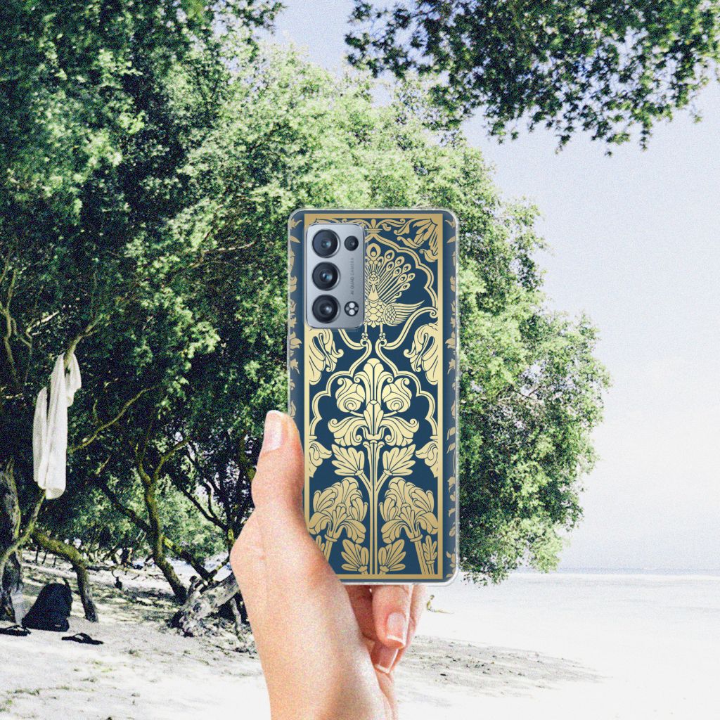 OPPO Reno 6 Pro Plus 5G TPU Case Beige Flowers B2C Telecom