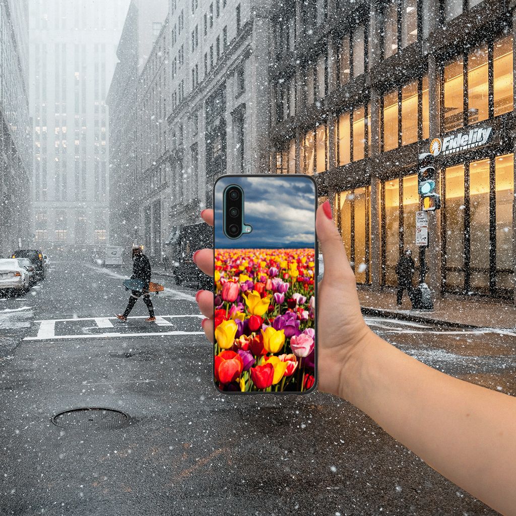 OnePlus Nord CE 5G Bloemen Hoesje Tulpen B2C Telecom