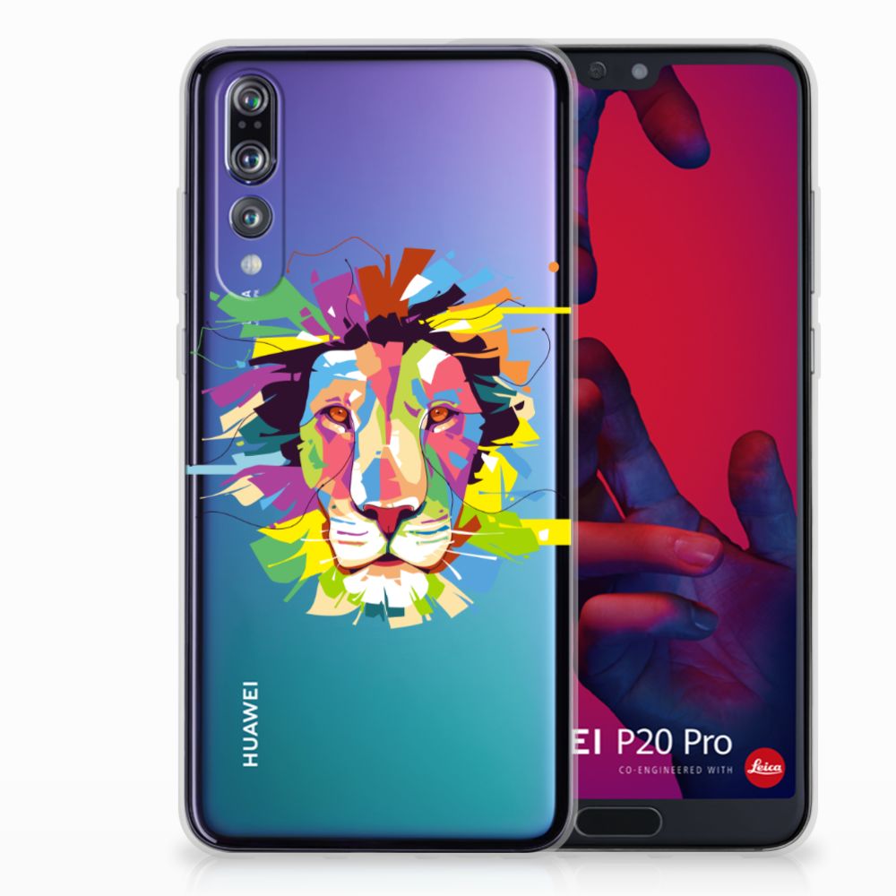 Huawei P20 Pro Telefoonhoesje met Naam Lion Color