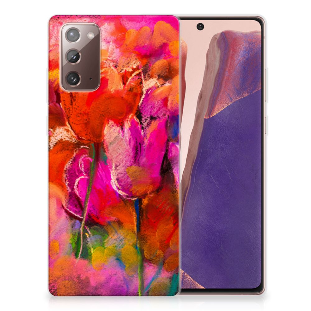Hoesje maken Samsung Note 20 Tulips