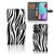 Samsung Galaxy A52 Telefoonhoesje met Pasjes Zebra