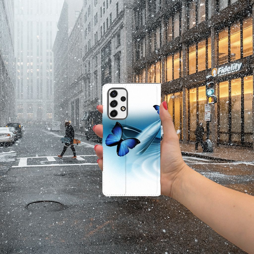 Samsung Galaxy A53 Hoesje maken Vlinders - B2C Telecom