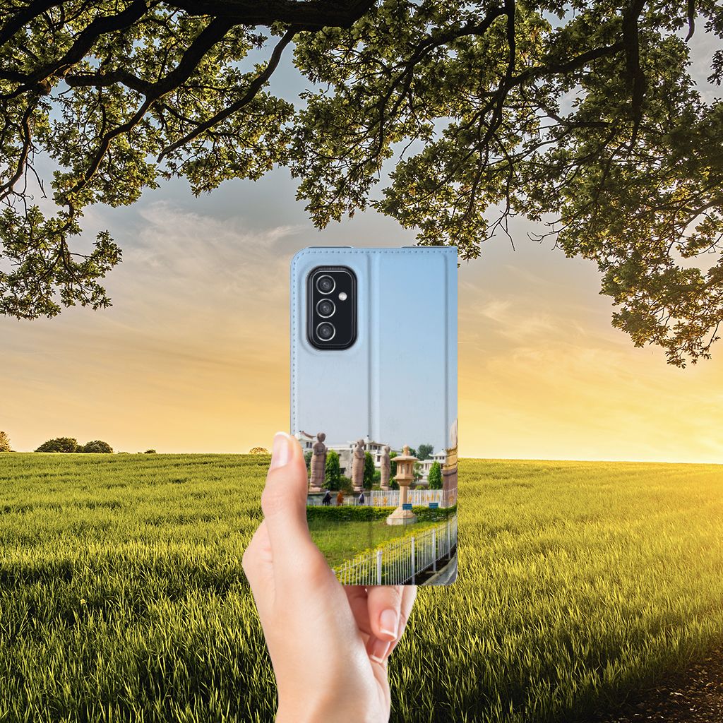 Samsung Galaxy M52 Book Cover Boeddha - B2C Telecom