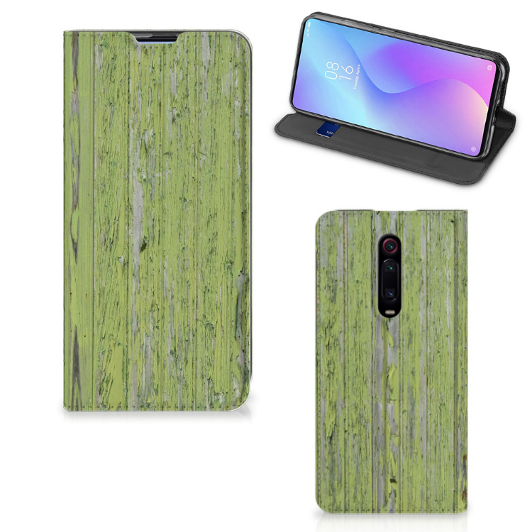 Xiaomi Redmi K20 Pro Book Wallet Case Green Wood - B2C Telecom