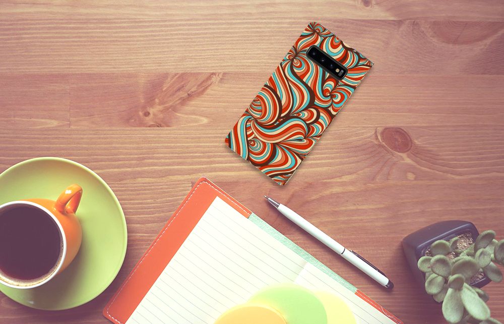 Samsung Galaxy S10 Plus Bookcase Retro