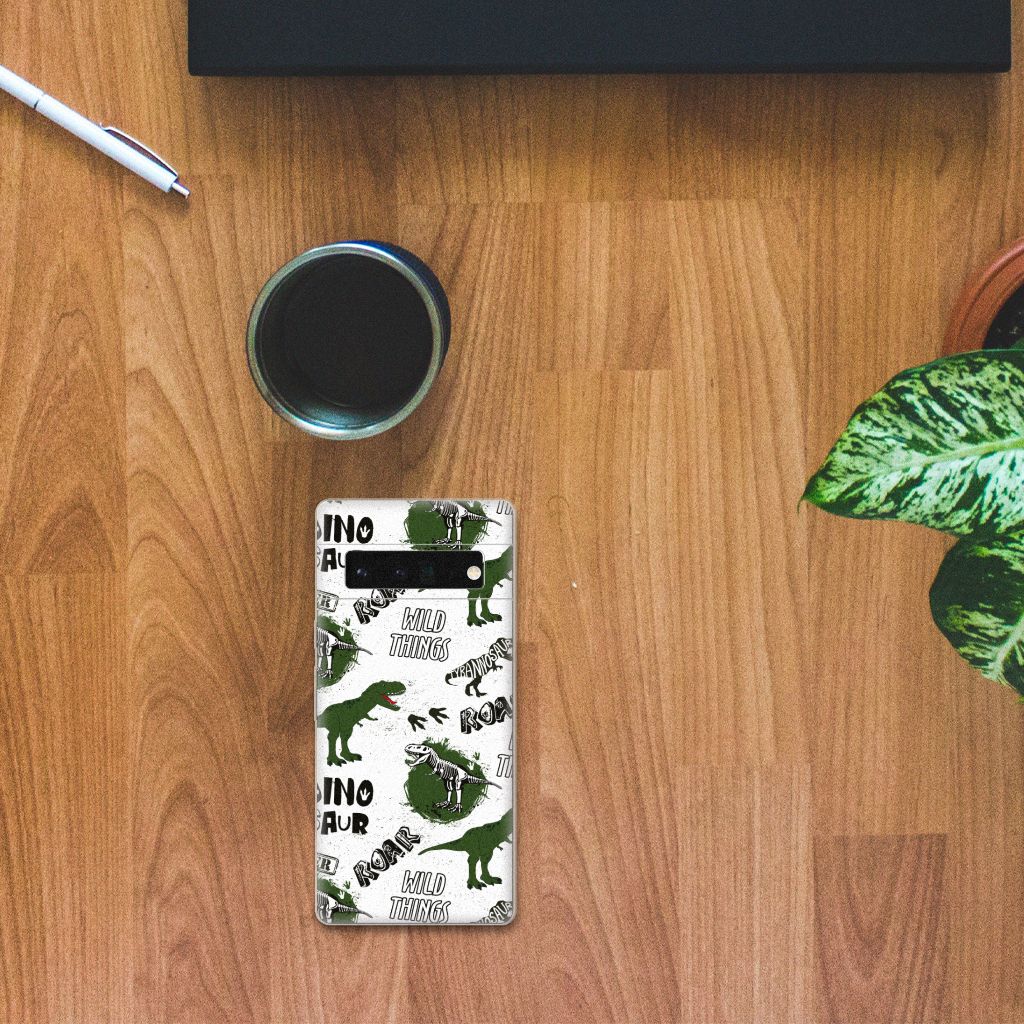TPU Hoesje voor Google Pixel 6 Pro Dinosaurus B2C Telecom