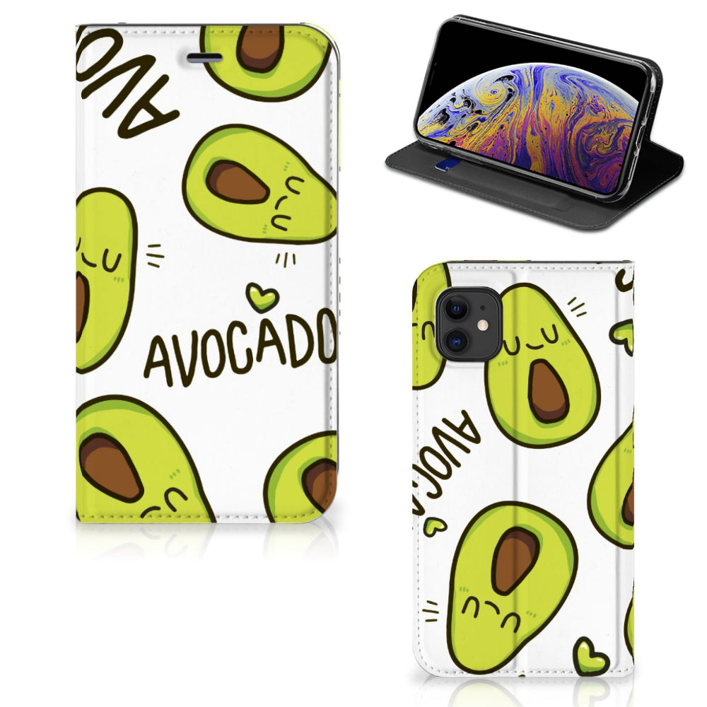 Apple iPhone 11 Magnet Case Avocado Singing