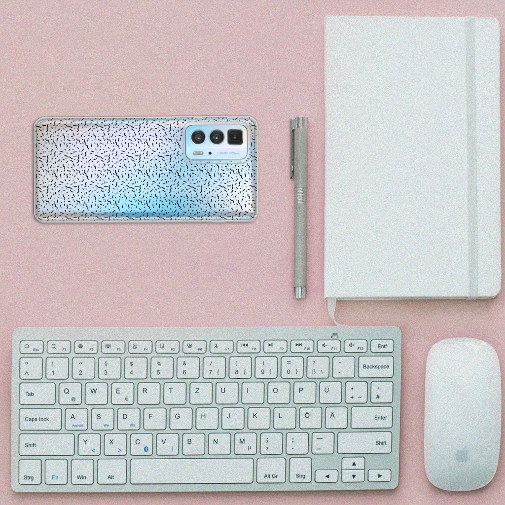 Motorola Edge 20 Pro TPU bumper Stripes Dots B2C Telecom