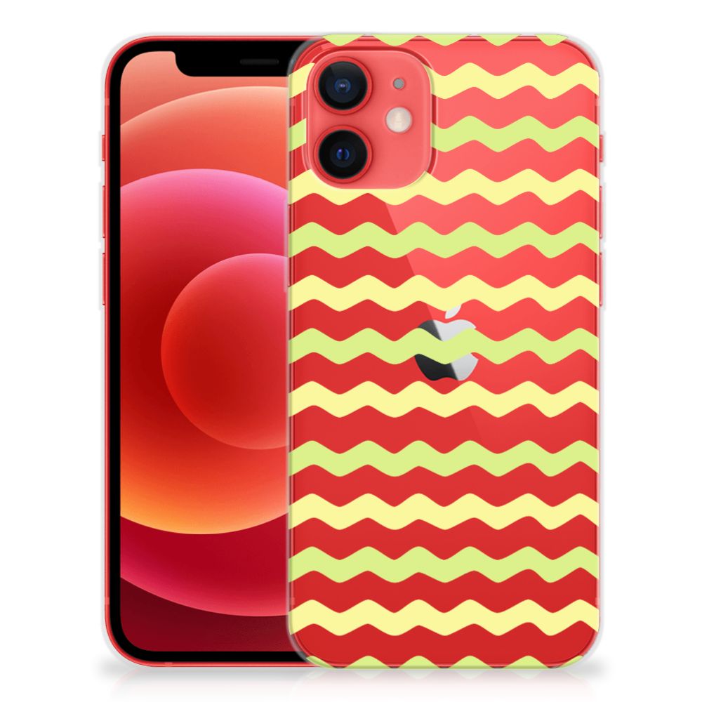iPhone 12 Mini TPU bumper Waves Yellow B2C Telecom