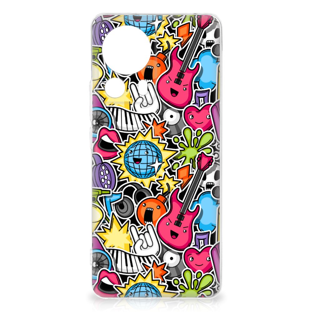 Xiaomi 13 Lite Silicone Back Cover Punk Rock