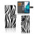 Samsung Galaxy S20 FE Telefoonhoesje met Pasjes Zebra