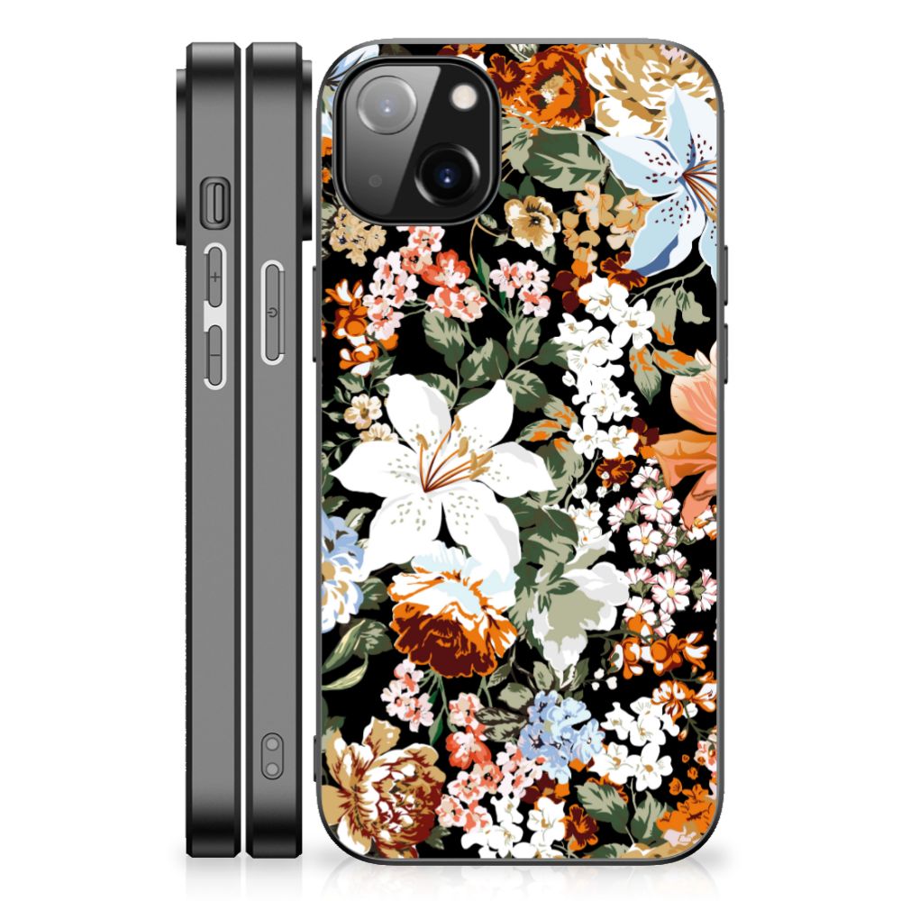 Bloemen Hoesje voor iPhone 14 Plus Dark Flowers B2C Telecom