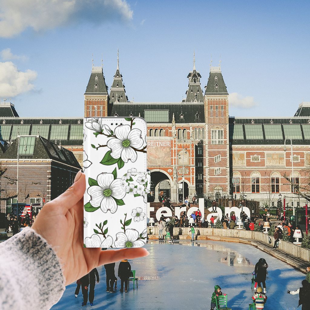 Samsung Galaxy J6 2018 Hoesje Dogwood Flowers