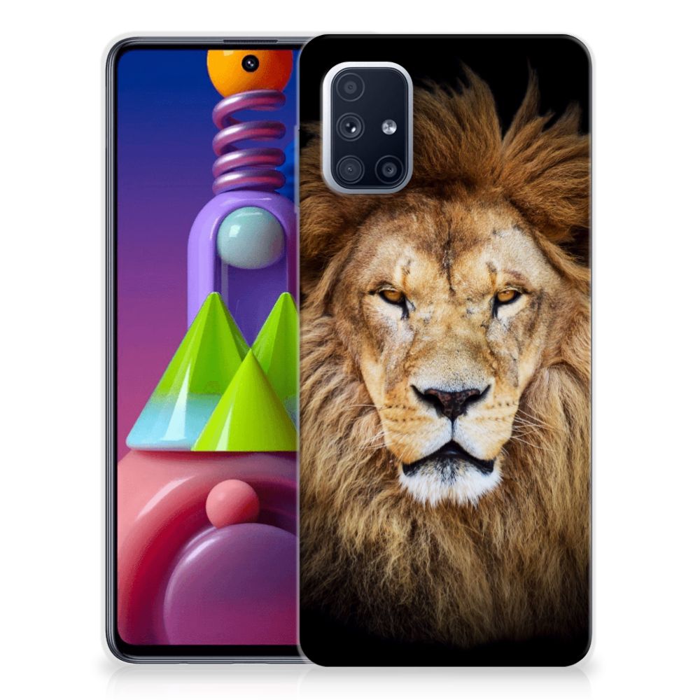 Samsung Galaxy M51 TPU Hoesje Leeuw B2C Telecom
