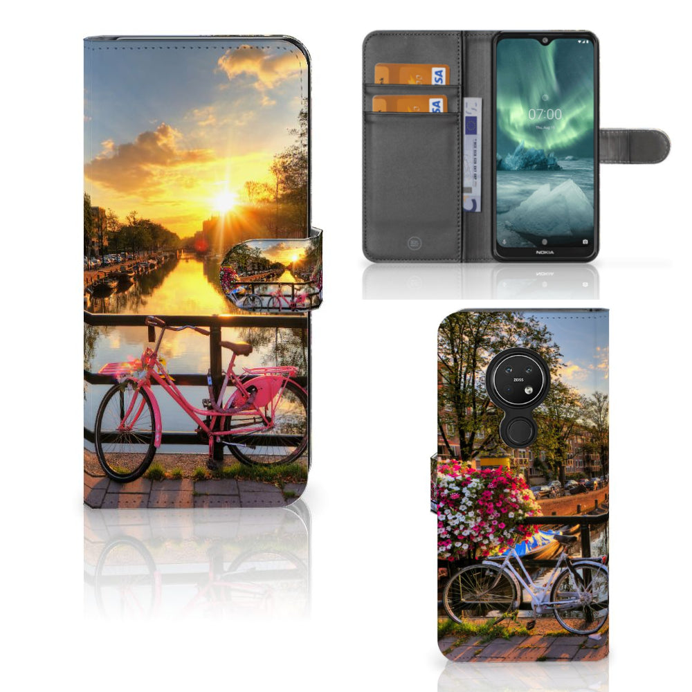 Nokia 7.2 | Nokia 6.2 Flip Cover Amsterdamse Grachten