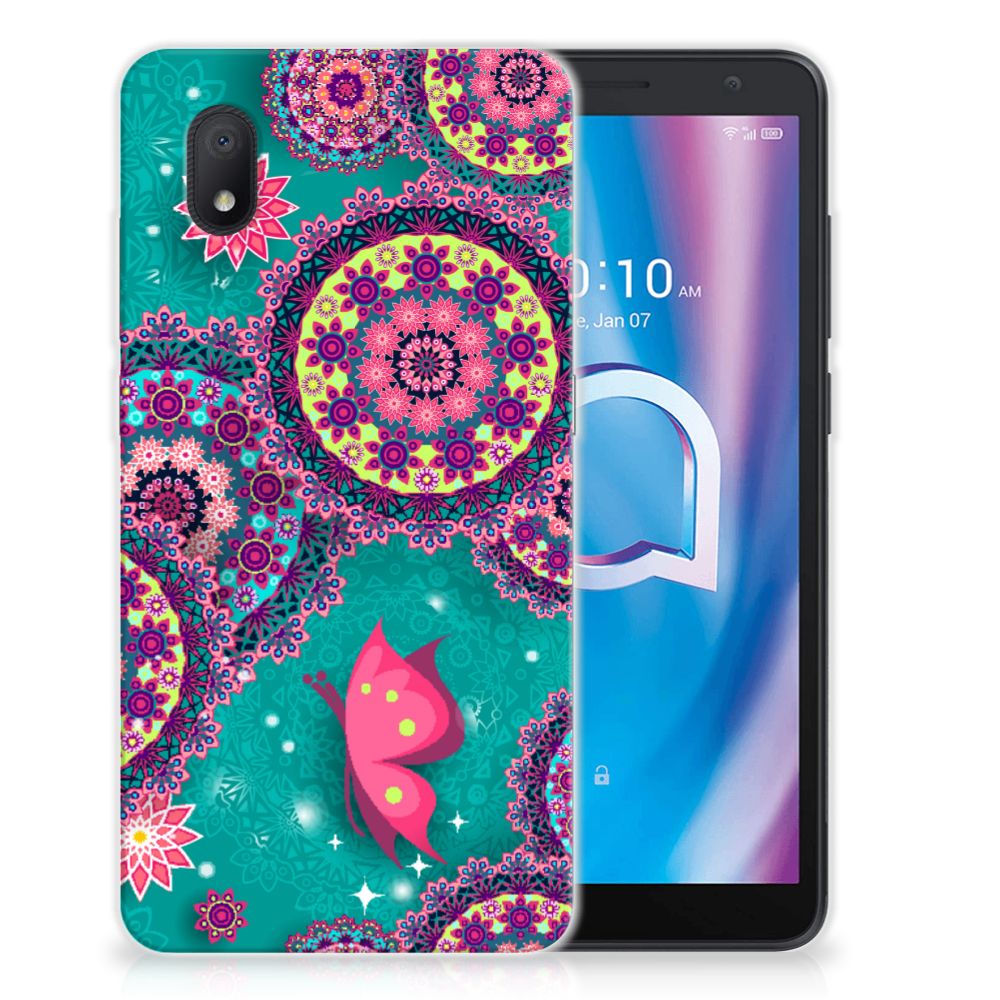 Alcatel 1B (2020) Hoesje maken Cirkels en Vlinders