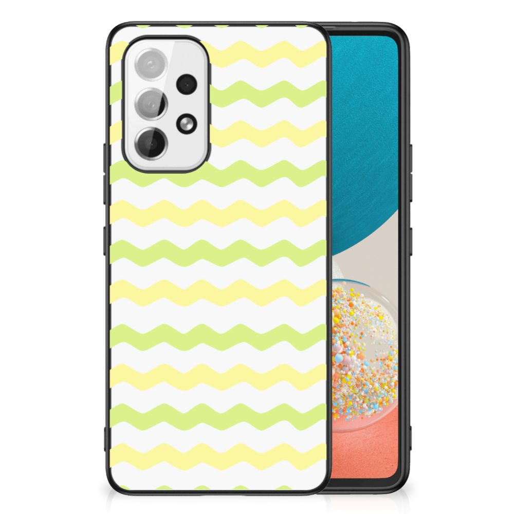 Samsung Galaxy A53 Back Case Waves Yellow
