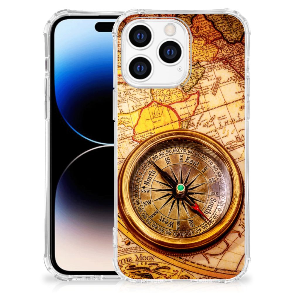 Apple iPhone 14 Pro Max Telefoonhoesje met valbescherming Kompas B2C Telecom