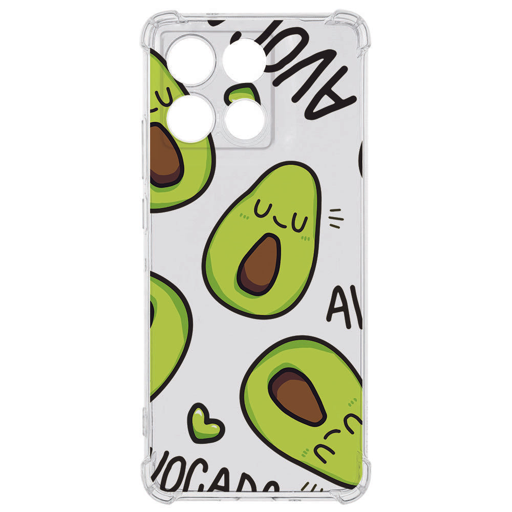 TPU Telefoonhoesje Motorola Moto G56 - Avocado Singing backcover