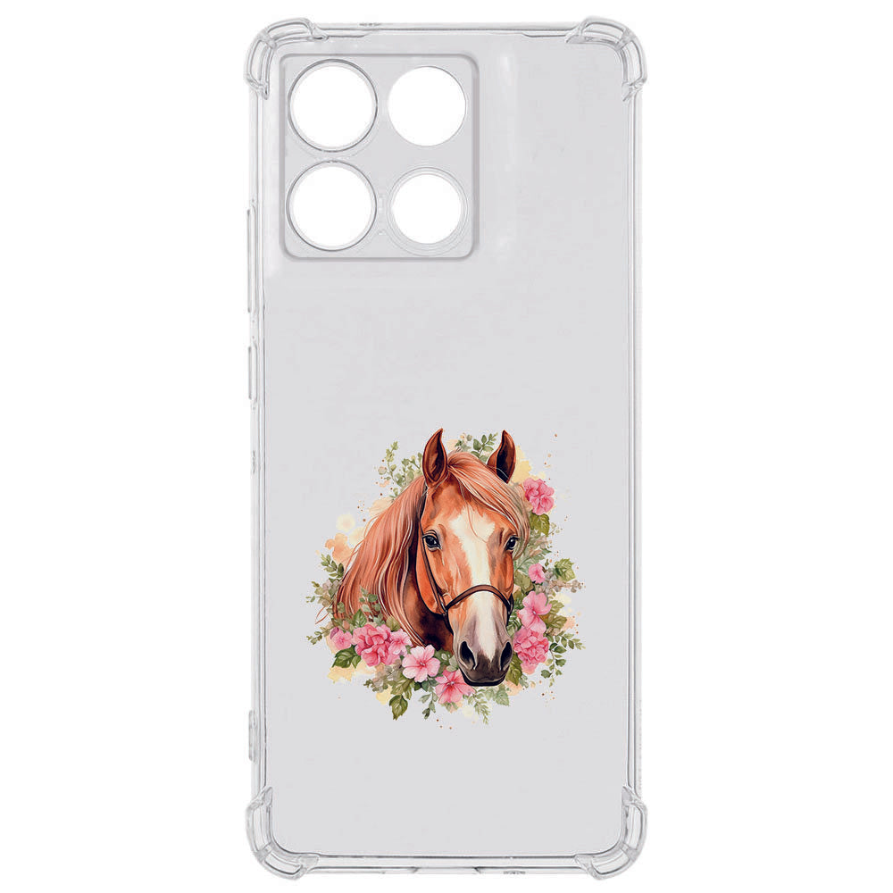 TPU Telefoonhoesje Motorola Moto G56 - Paard backcover