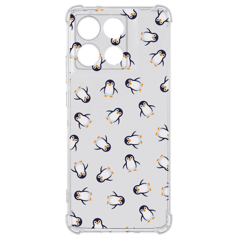 TPU Telefoonhoesje Motorola Moto G56 - Pinguïn backcover