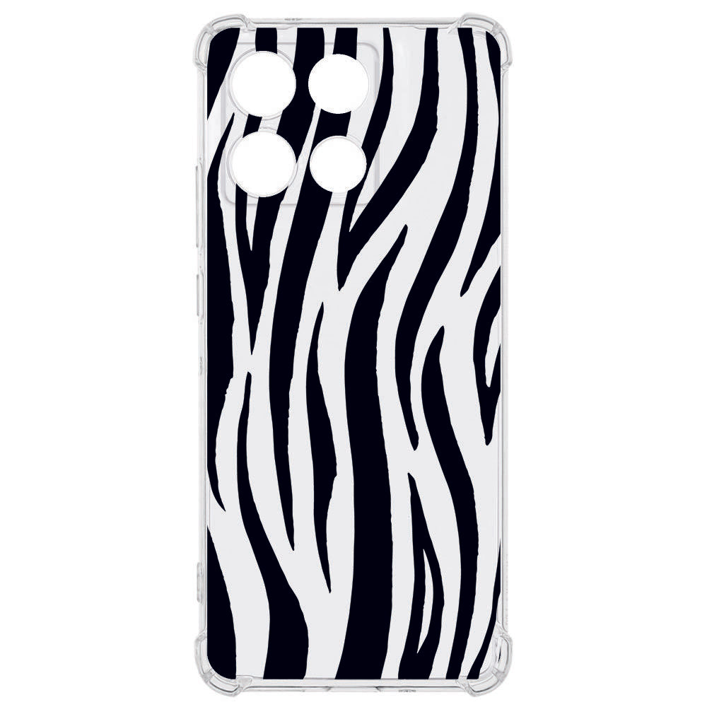 TPU Telefoonhoesje Motorola Moto G56 - Zebra backcover