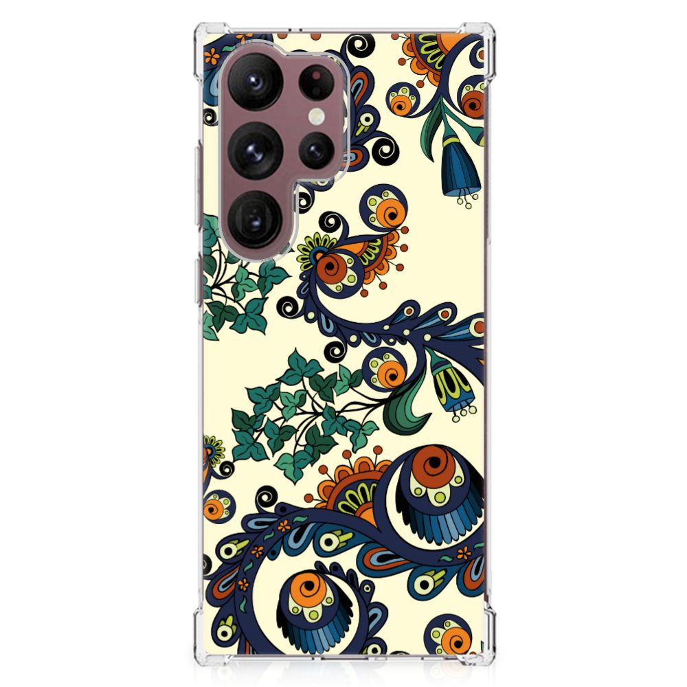 Anti Shock Case Samsung Galaxy S23 Ultra Barok Flower B2C Telecom