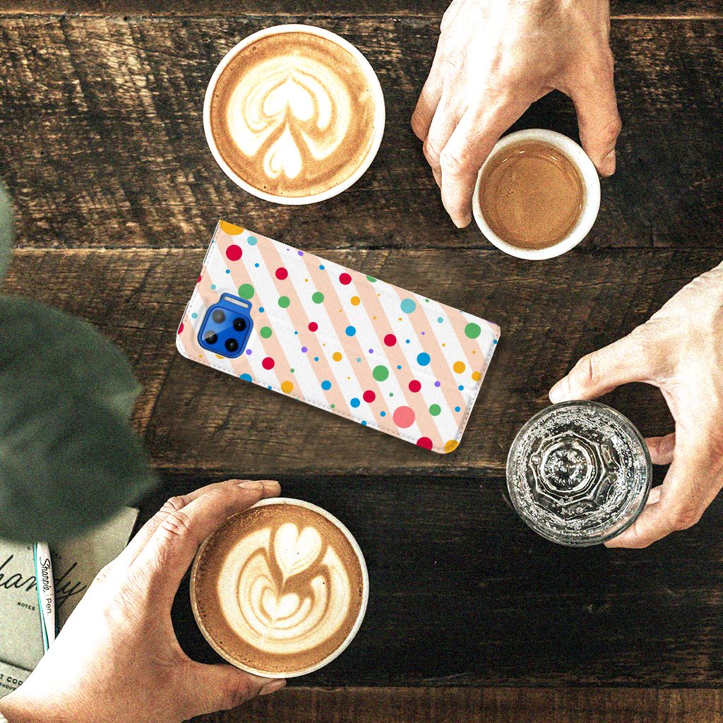 Motorola Moto G 5G Plus Hoesje met Magneet Dots - B2C Telecom