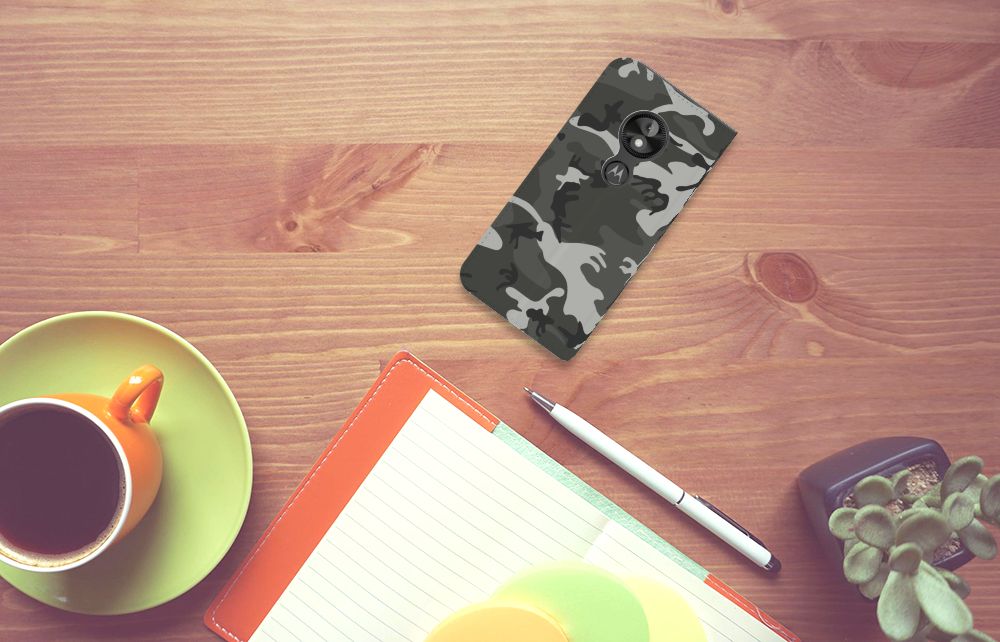 Motorola Moto E5 Play Hoesje met Magneet Army Light