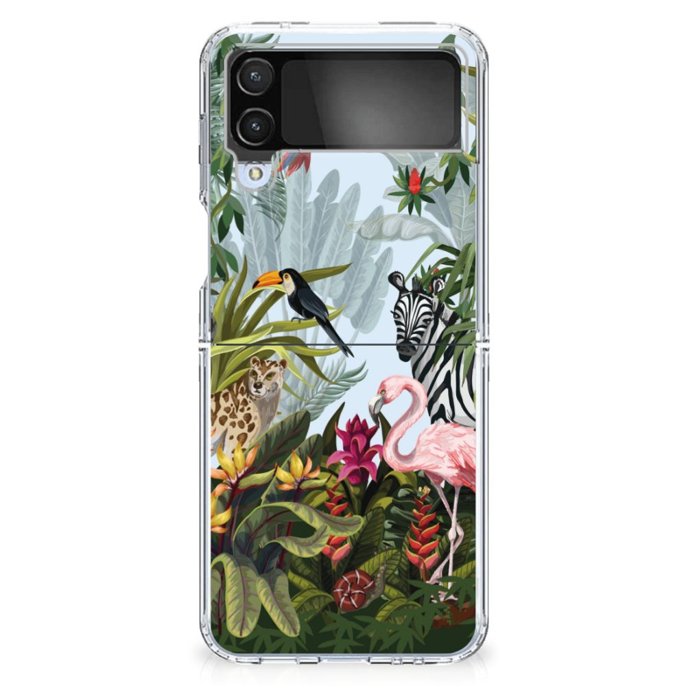 TPU Hoesje voor Samsung Galaxy Z Flip 4 Jungle
