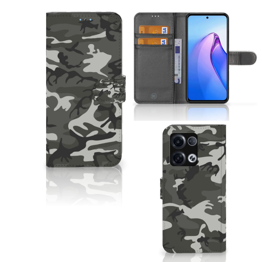 OPPO Reno8 Pro Telefoon Hoesje Army Light