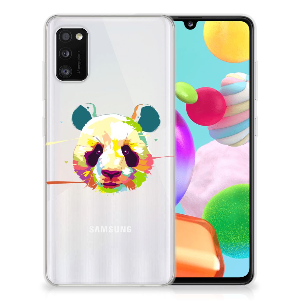 Samsung Galaxy A41 Telefoonhoesje met Naam Panda Color B2C Telecom