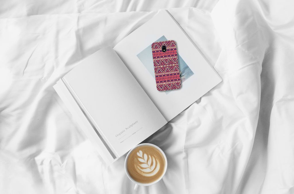Samsung Galaxy J3 2017 TPU bumper Aztec Paars