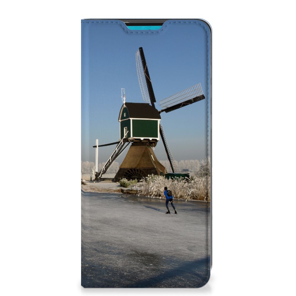 Samsung Galaxy A73 Book Cover Schaatsers - B2C Telecom