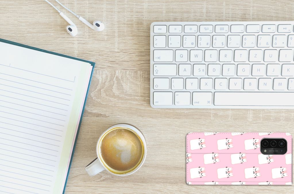 OPPO A54 5G | A74 5G | A93 5G Hoesje maken Sleeping Cats - B2C Telecom