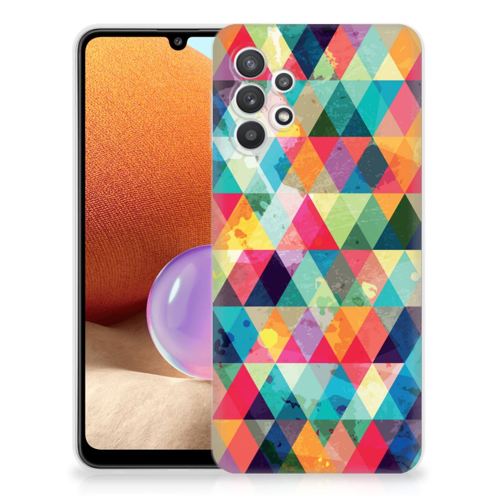 Samsung Galaxy A32 4G | A32 5G Enterprise Editie TPU bumper Geruit B2C Telecom