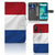 Xiaomi Mi A2 Lite Bookstyle Case Nederlandse Vlag met pasjeshouder en de Nederlandse vlag als design.