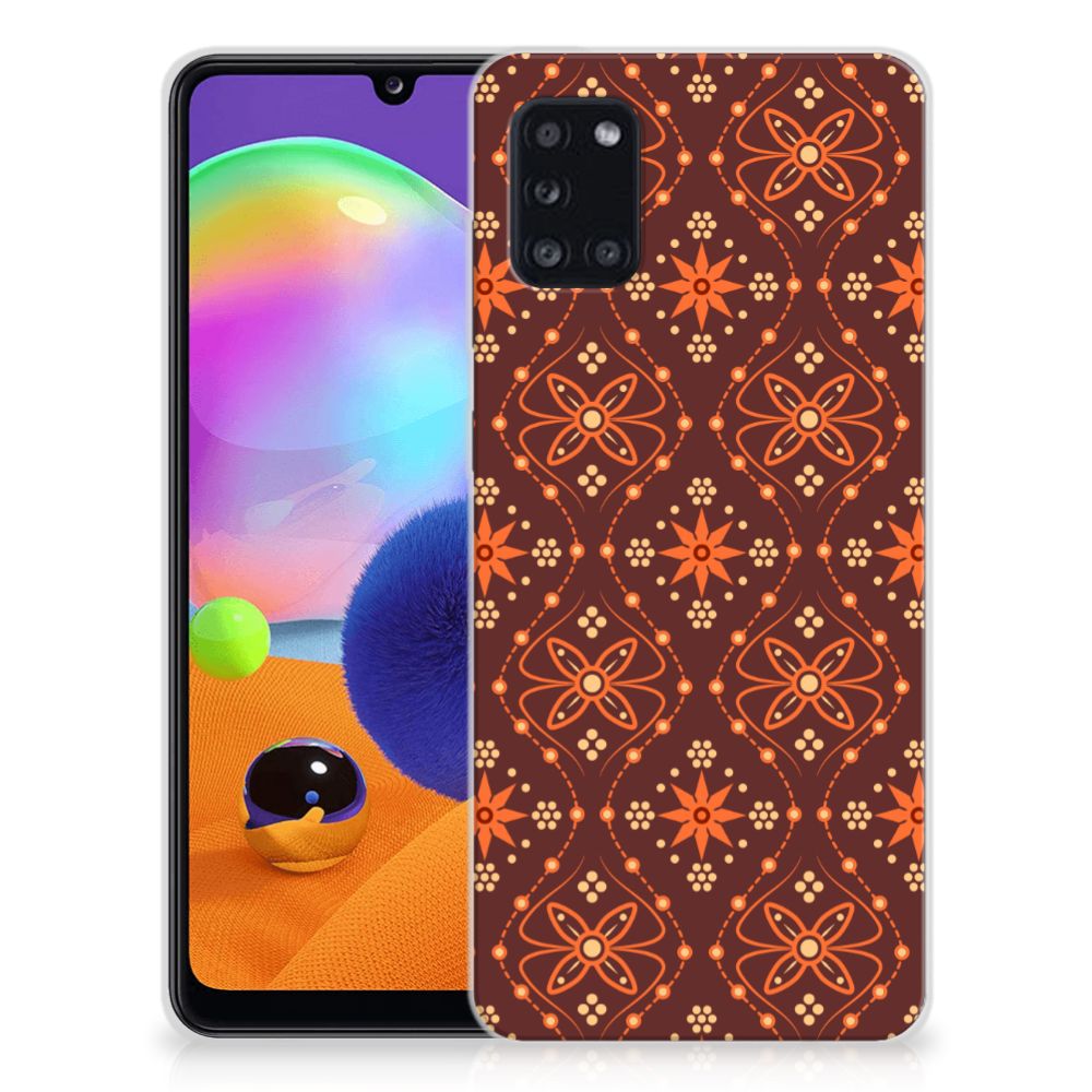 Samsung Galaxy A31 TPU bumper Batik Brown