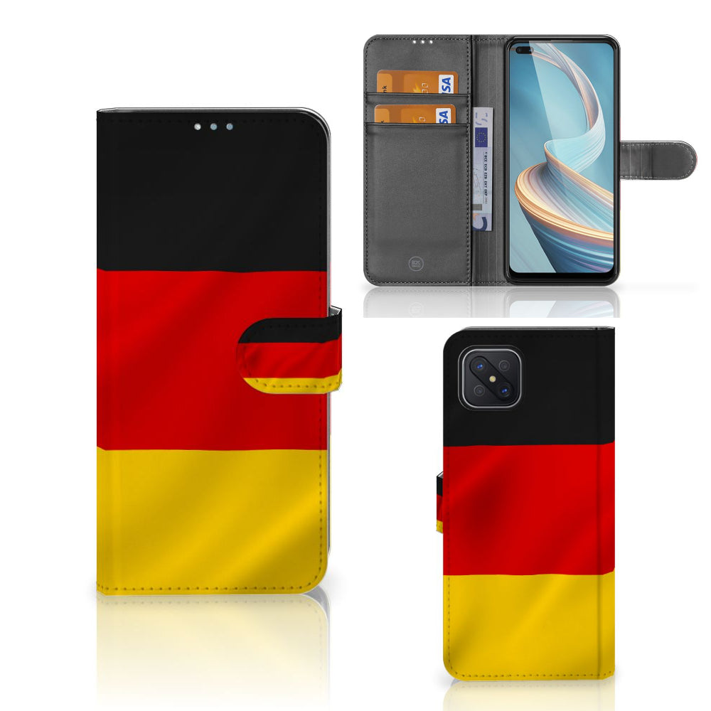 OPPO Reno4 Z Bookstyle Case Duitsland