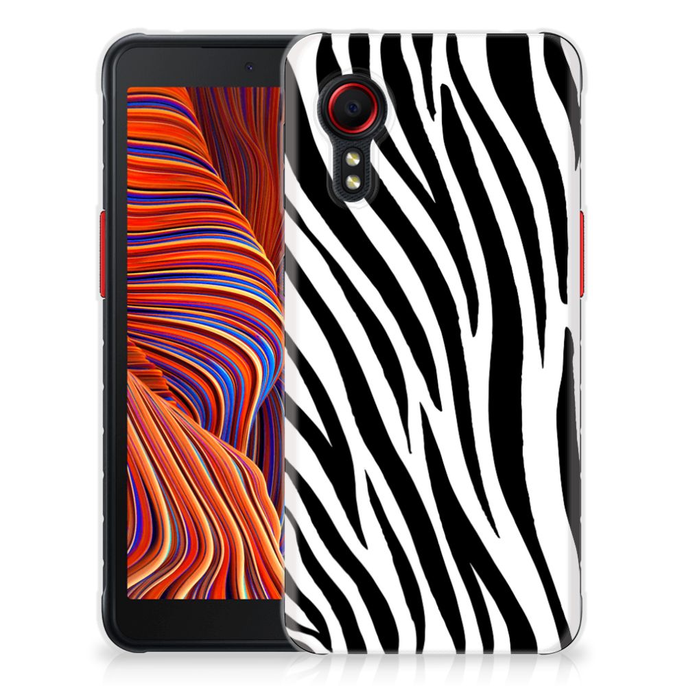 Samsung Galaxy Xcover 5 TPU Hoesje Zebra